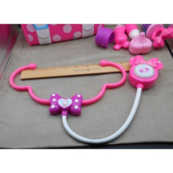 Disney Jr. Minnie Mouse Bow-Care Doctor Bag Set Just Play 2020 - Picture 5 of 12